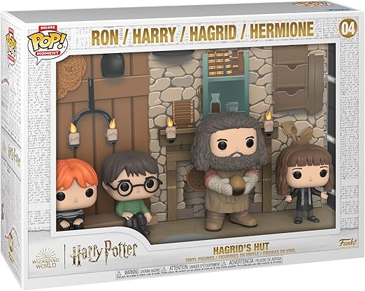 Funko Pop! Moments Deluxe: Harry Potter - Hagrid’s Hut- Figura in Vinile da Collezione - Idea Regalo - Merchandising Ufficiale - Giocattoli per Bambini e Adulti - Movies Fans