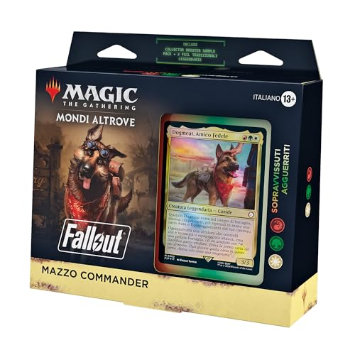 Mazzo Commander di Magic: The Gathering - Fallout - Sopravvissuti Agguerriti (Versione Italiana)