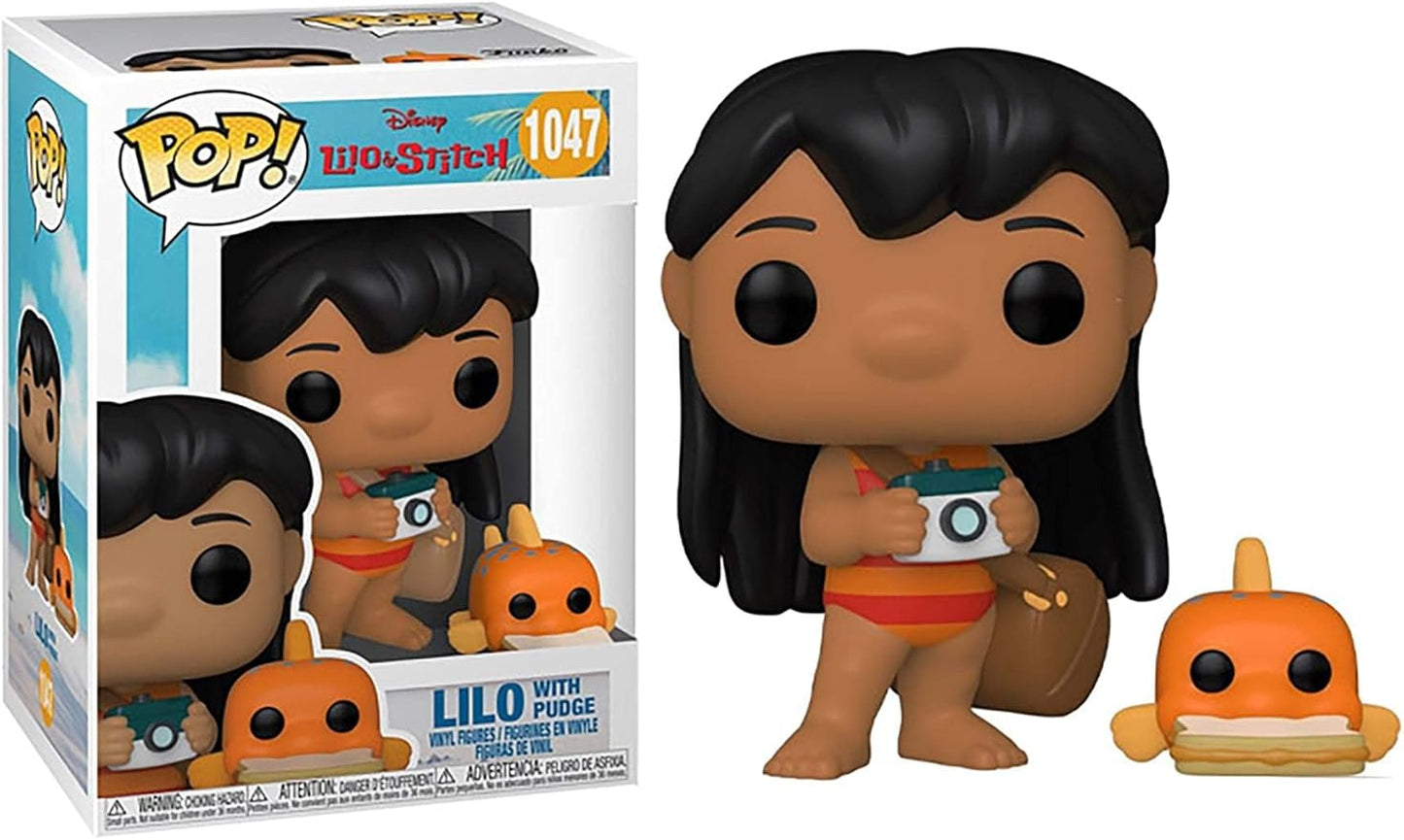 Funko POP! And Buddy: Lilo With Pudge - Lilo And Stitch - Figura in Vinile da Collezione - Idea Regalo - Merchandising Ufficiale - Giocattoli per Bambini e Adulti - Movies Fans