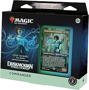 Mazzo Commander di Magic: The Gathering Duskmourn: La Casa degli Orrori - Jumpscare! (Versione Inglese)