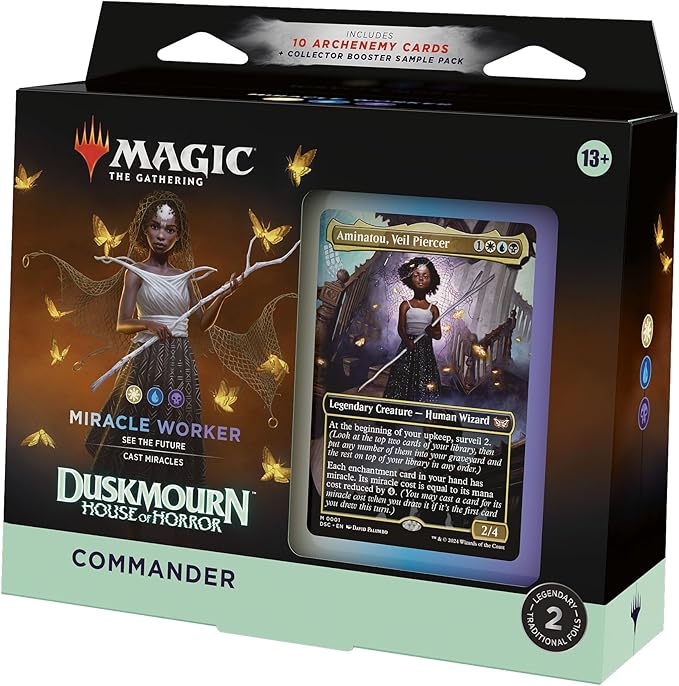 Mazzo Commander di Magic: The Gathering Duskmourn: La Casa degli Orrori - Miracolo (Versione Inglese)