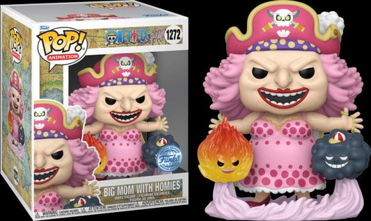 One Piece POP! Animation Super Sized Vinyl Figure Big Mom with Homies Limited 15 cm