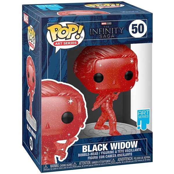 Funko Pop! Artist Series: Marvel Infinity Saga - Black Widow - Rosso - Figura in Vinile da Collezione - Include una Custodia Protettiva in Plastica Premium - Idea Regalo - Merchandising Ufficiale