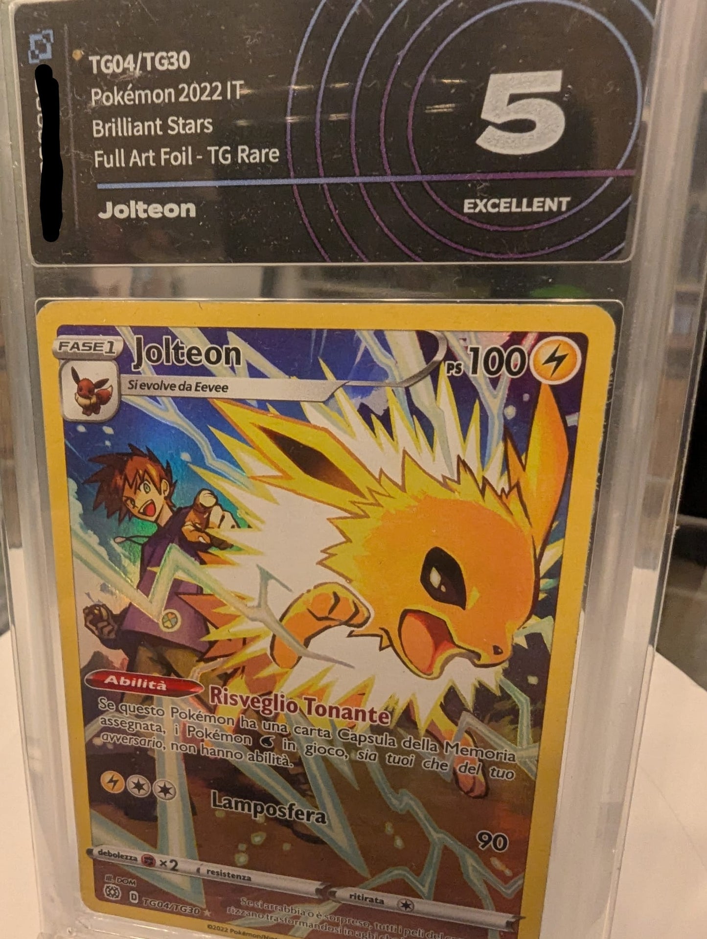 Jolteon - Brilliant Stars - Grad 5 Ai Grading