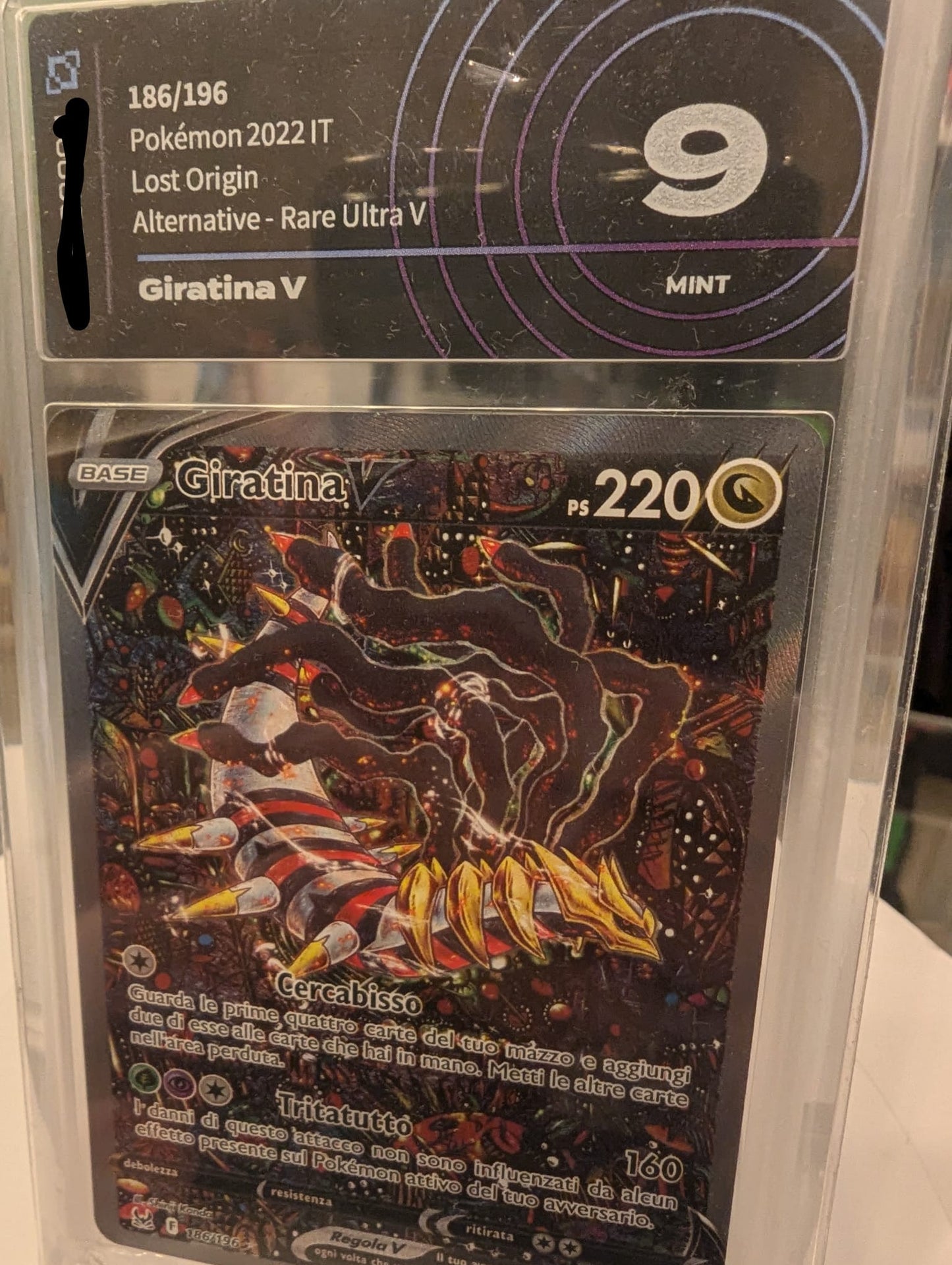 Giratina V - Lost Origin - Alternative - Grad 9 Ai grading