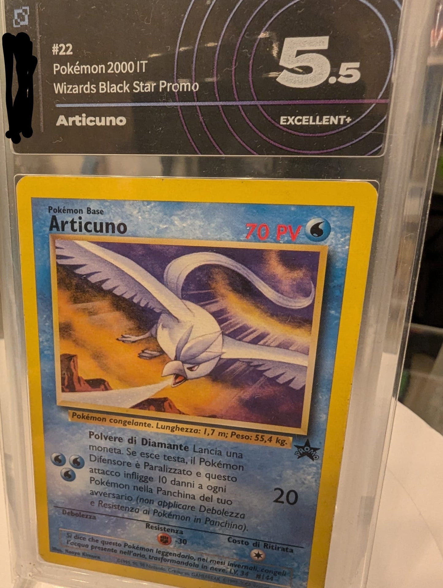 Articuno - Wizards Black Star Promo - Grad 5.5 Ai Grading