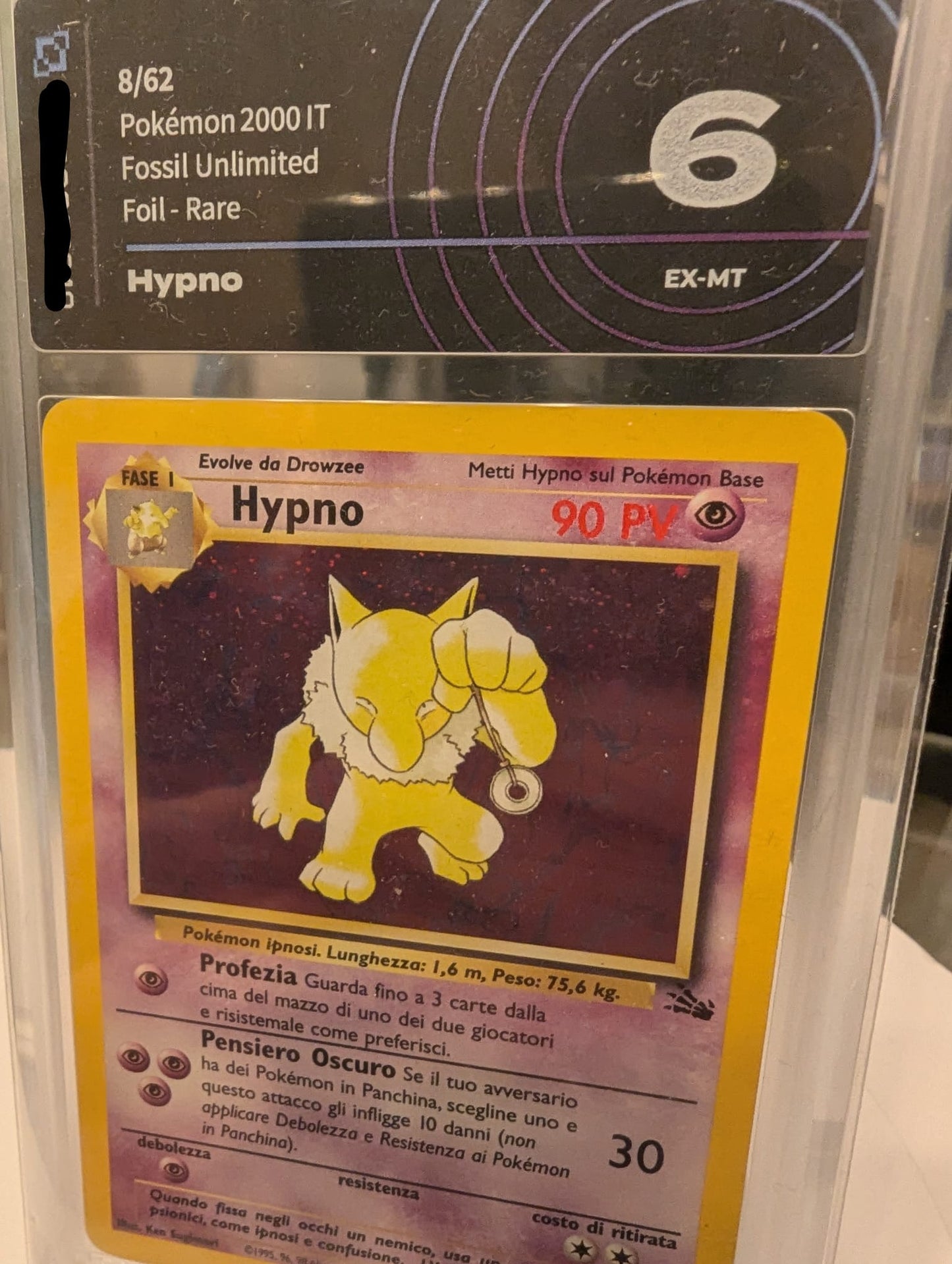 Hypno - Fossil Unlimited -Grad 6 Ai Grading