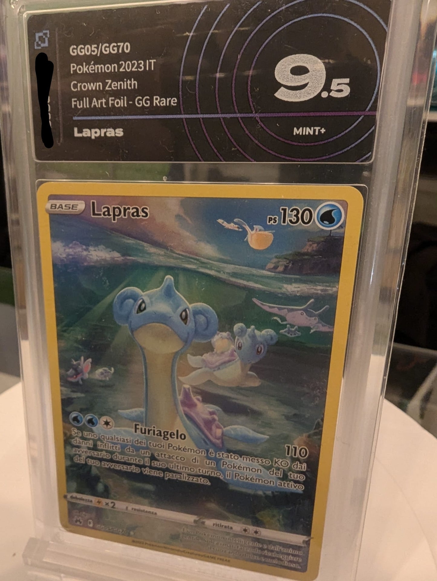 Lapras - Crown Zenit - Grad 9.5 Ai Grading