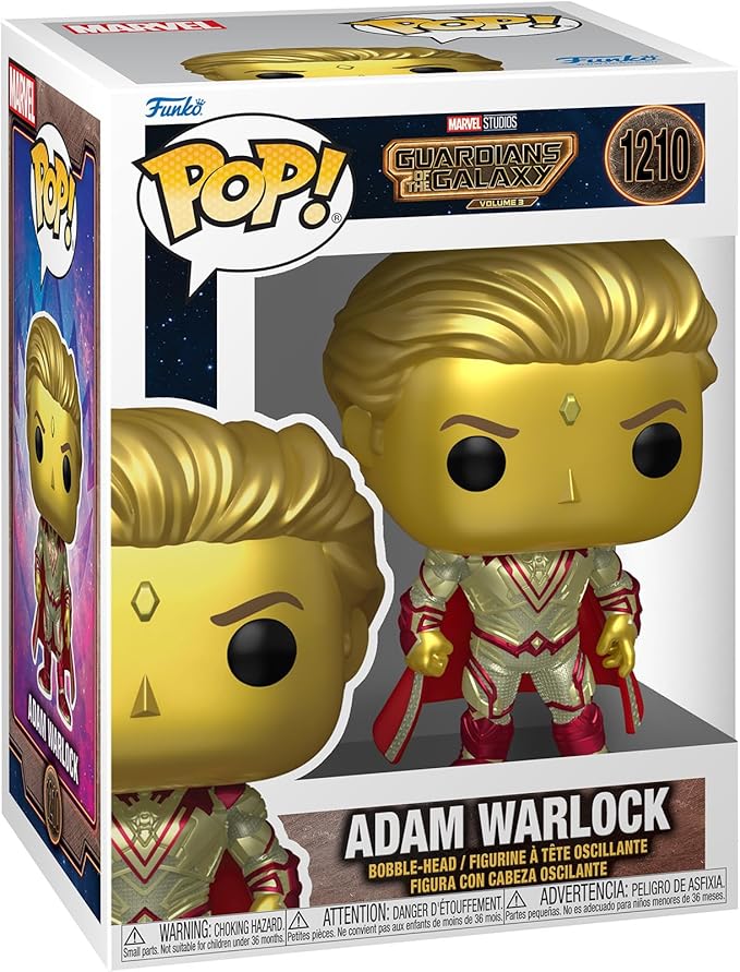 Funko Pop! Vinyl: Marvel - Guardians Of The Galaxy 3 - Adam Warlock - Guardiani Della Galassia - Figura in Vinile da Collezione - Idea Regalo - Merchandising Ufficiale - Movies Fans