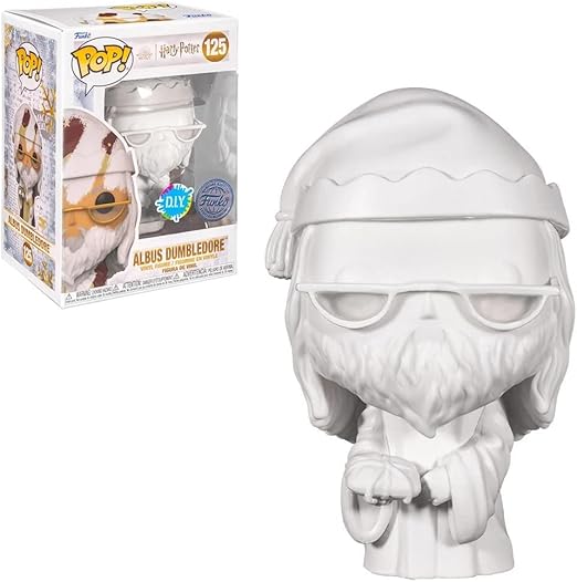 Funko Pop! HP: HP Holiday - Albus Dumbledore - (DIY) - White - Albus Silente - Harry Potter- Figura in Vinile da Collezione - Idea Regalo - Merchandising Ufficiale - Movies Fans