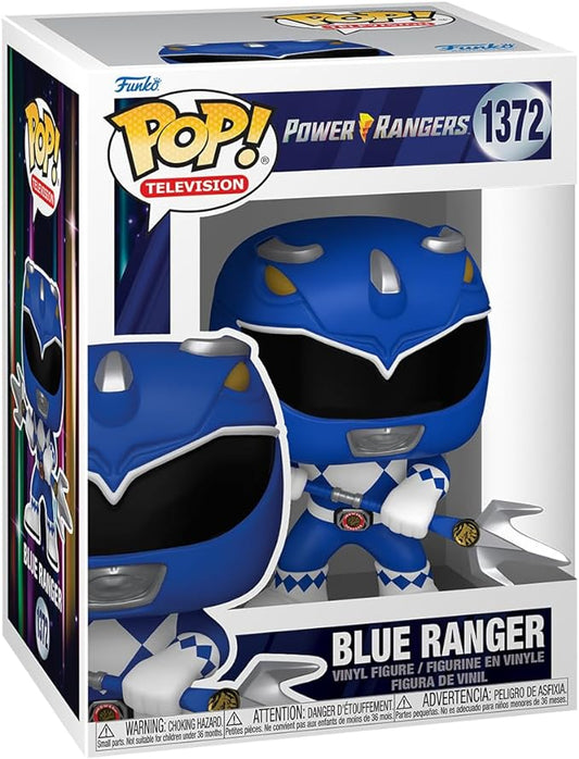 Funko Pop! TV: Mighty Morphin Power Rangers 30th - Blue Ranger - Power Rangers TV - Figura in Vinile da Collezione - Idea Regalo - Merchandising Ufficiale - Giocattoli per Bambini e Adulti - TV Fans