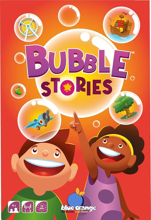 Blue Orange, Bubble Stories, Board Game, Ages 4+, 2-5 Players, 10 Minutes Playing Time Multicolor