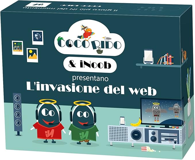 Coco Rido: L'Invasione del Web, Divertente Gioco da Tavolo per Adulti, Black Humor, Edizione in Italiano