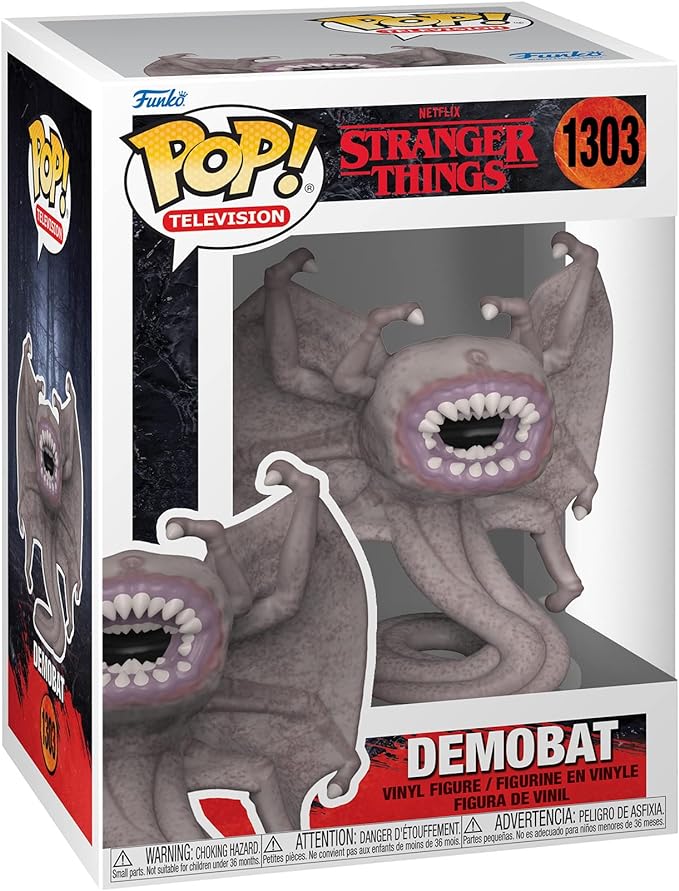 Funko Pop! TV: Stranger Things - Demobat- Figura in Vinile da Collezione - Idea Regalo - Merchandising Ufficiale - Giocattoli per Bambini e Adulti - TV Fans - Figura per i Collezionisti