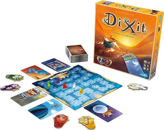 Asmodee - Dixit - Gioco da Tavolo di Immaginazione e Fantasia, 3-8 Giocatori, 8+ Anni, Edizione in Italiano