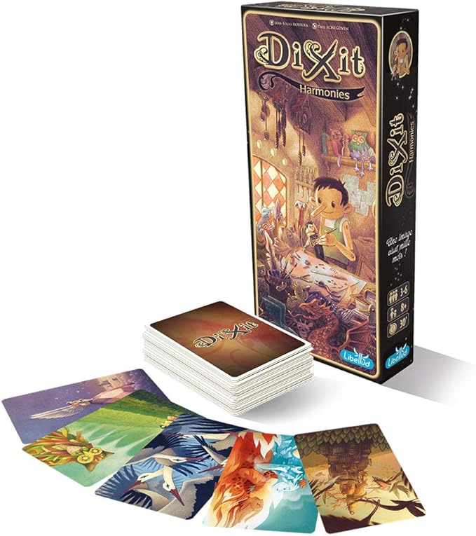 Dixit - Espansione: Harmonies (Edizione 2022) | Gioco di comunicazione | Età: 8+ | 3-6 giocatori, tempo di partita: 30 min