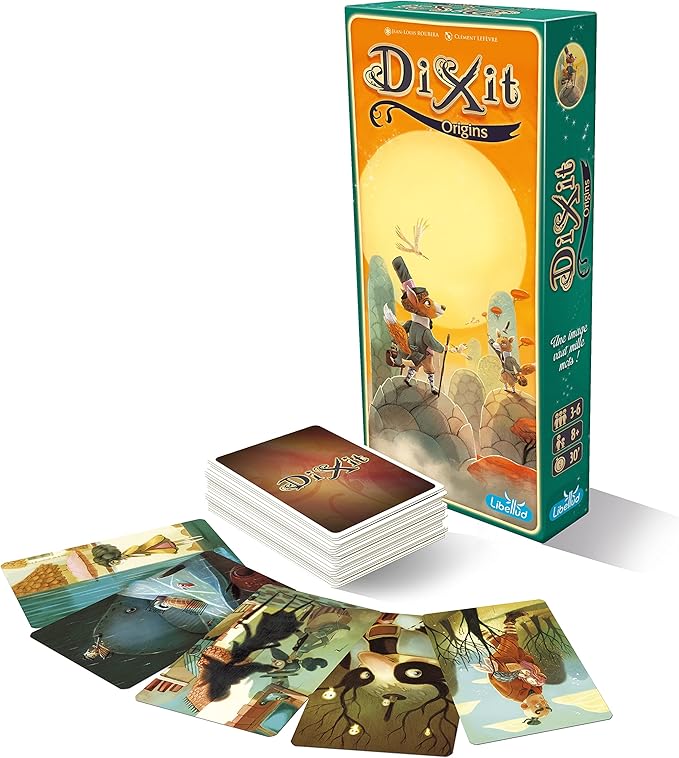 Dixit -: Origins (Edition 2022) | Gioco di comunicazione | Età: 8+ | 3-6 giocatori