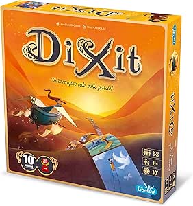 Asmodee - Dixit - Gioco da Tavolo di Immaginazione e Fantasia, 3-8 Giocatori, 8+ Anni, Edizione in Italiano