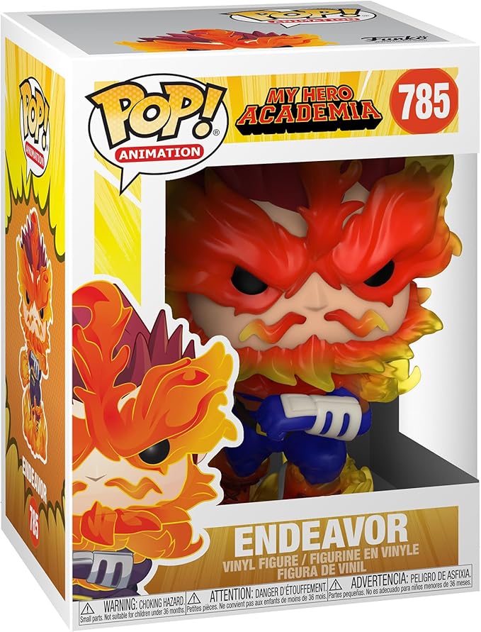 Funko Pop! Animation: My Hero Academia (MHA) - (MHA) - Endeavor - Figura in Vinile da Collezione - Idea Regalo - Merchandising Ufficiale - Giocattoli per Bambini e Adulti - Anime Fans