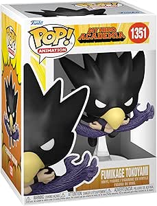 Funko Pop! Animation: MHA - Fumikage Tokoyami And Dark Shadow - (Fallen Angel) - My Hero Academia - Figura in Vinile da Collezione - Idea Regalo - Merchandising Ufficiale - Anime Fans