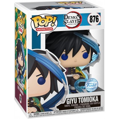 Funko Pop Animation 876 - Giyu Tomioka - Demon Slayer (Special Edition)