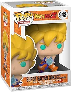 Funko Pop! Animation: DBZ S9- SS Goku with Kamehameha Wave - Dragon Ball - Figura in Vinile da Collezione - Idea Regalo - Merchandising Ufficiale - Giocattoli per Bambini e Adulti - Anime Fans