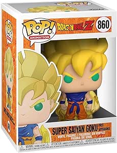 Funko POP! Animation: Dragon Ball Z S8-Super Saiyan Goku - (First Appearance) Dragonball SS - Figura in Vinile da Collezione - Idea Regalo - Merchandising Ufficiale - Giocattoli per Bambini e Adulti