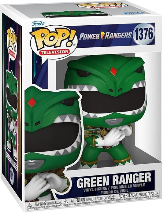 Funko Pop! TV: Mighty Morphin Power Rangers 30th - Green Ranger - Power Rangers TV - Figura in Vinile da Collezione - Idea Regalo - Merchandising Ufficiale - Giocattoli per Bambini e Adulti - TV Fans