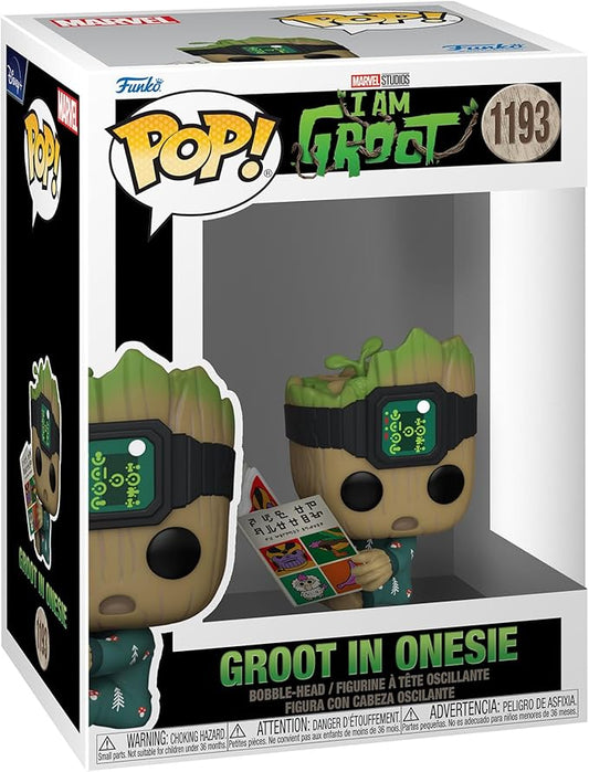 Funko Pop! Marvel: Guardians Of The Galaxy - Groot PJs With Book - Groot Shorts - Figura in Vinile da Collezione - Idea Regalo - Merchandising Ufficiale - Giocattoli per Bambini e Adulti - TV Fans