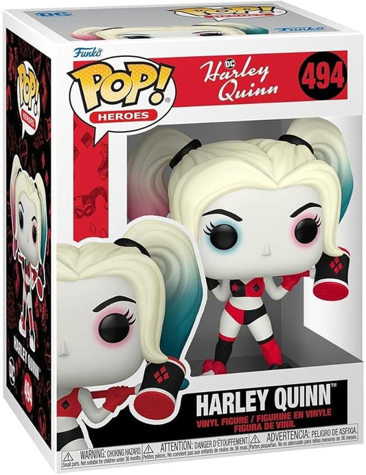 Funko Pop! Heroes: Harley Quinn AS Quinn Animated Series - Harley Quinn - Figura in Vinile da Collezione - Idea Regalo - Merchandising Ufficiale - Giocattoli per Bambini e Adulti - TV Fans