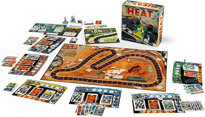 Asmodee - Heat - Gioco da Tavolo per Tutta la Famiglia, 1-6 Giocatori, 10+ Anni, Edizione in Italiano