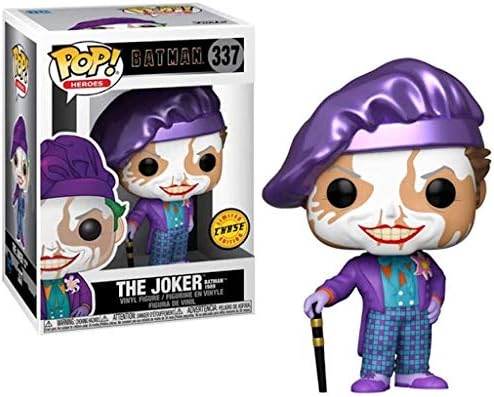 Funko Pop Heroes 337 - The Joker (Batman 1989) - Batman (Chase)