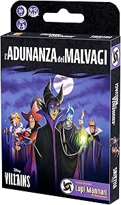 Asmodee, Disney Villains: L'Adunanza dei Malvagi, Gioco da Tavolo DI Bluff e Strategia, 6-12 Giocatori, 10+ Anni, Edizione in Italiano