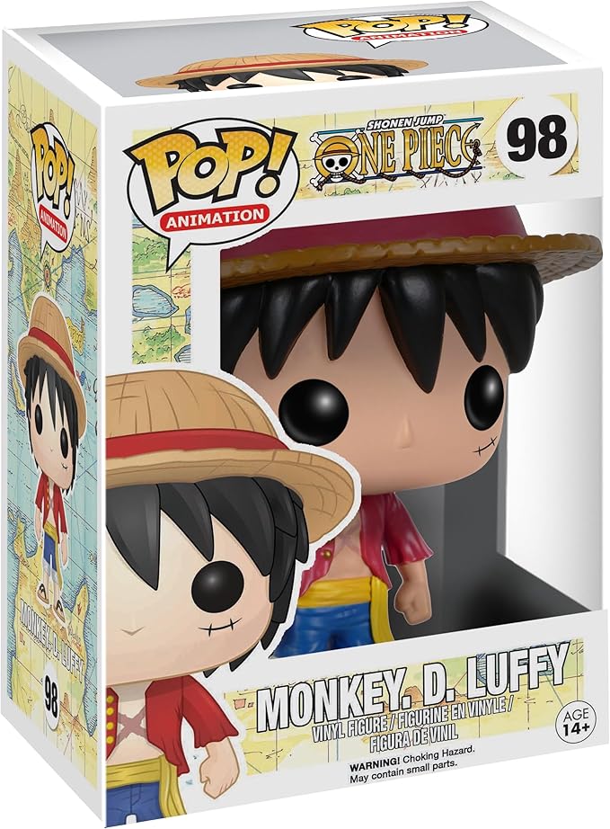 Funko Pop! Animation: One Piece - Monkey D. Luffy- Figura in Vinile da Collezione - Idea Regalo - Merchandising Ufficiale - Giocattoli per Bambini e Adulti - Anime Fans