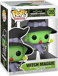 Funko Pop! TV: Simpsons S9- Witch Maggie Simpson - The Simpsons - Figura in Vinile da Collezione - Idea Regalo - Merchandising Ufficiale - Giocattoli per Bambini e Adulti - TV Fans