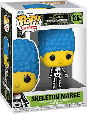 Funko Pop! TV: Simpsons S9- Skeleton Marge Simpson - The Simpsons - Figura in Vinile da Collezione - Idea Regalo - Merchandising Ufficiale - Giocattoli per Bambini e Adulti - TV Fans