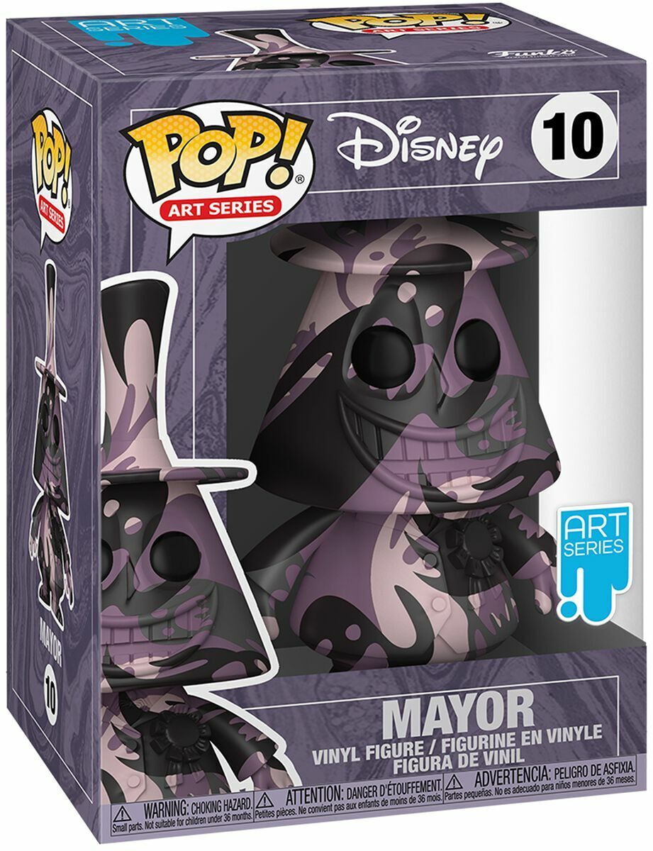 Funko Pop! Disney: The Nightmare Before Christmas-Mayor - (Artist's Series) with Case - Figura in Vinile da Collezione - Include Una Custodia Protettiva in Plastica Premium - Idea Regalo