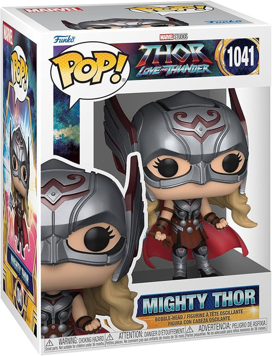 Funko Pop! Marvel: Thor: Love And Thunder - Mighty Thor - Figura in Vinile da Collezione - Idea Regalo - Merchandising Ufficiale - Giocattoli per Bambini e Adulti - Movies Fans