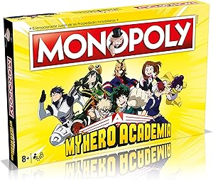 MONOPOLY Giochi da Tavolo - Edizione My Hero Academia: 2-6 Giocatori, Giochi per Bambini e Adulti, Perfetto Notti di Gioco, Dagli 8+ Anni