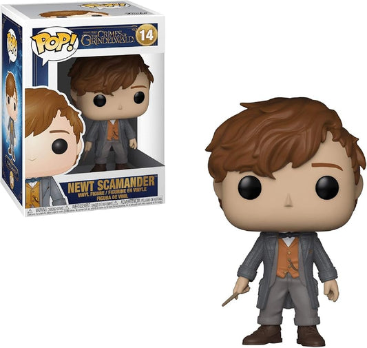 Funko POP! Vinyl: Fantastic Beasts 2: Figure Newt Scamander, 9cm - (wand) - Figura in Vinile da Collezione - Idea Regalo - Merchandising Ufficiale - Giocattoli per Bambini e Adulti - Movies Fans