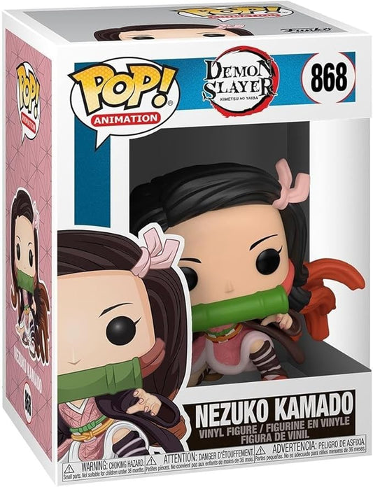 Funko Pop! Animation: Demon Slayer - Nezuko Kamado- Figura in Vinile da Collezione - Idea Regalo - Merchandising Ufficiale - Giocattoli per Bambini e Adulti - Anime Fans