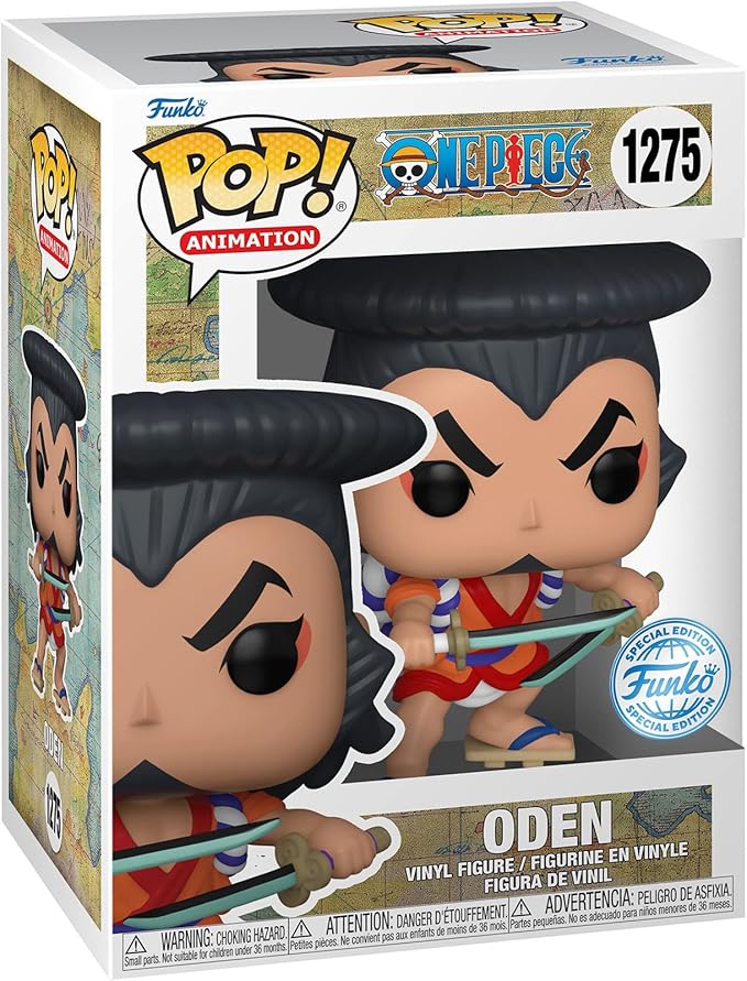 Funko Pop! Animation: One Piece - Oden- Esclusiva Amazon - Figura in Vinile da Collezione - Idea Regalo - Merchandising Ufficiale - Giocattoli per Bambini e Adulti - Anime Fans