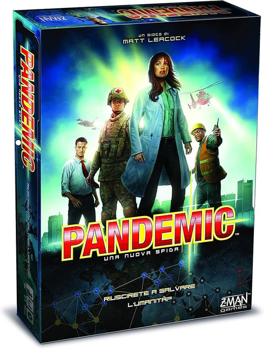 Asmodee - Pandemic - Gioco da Tavolo Collaborativo, 2-4 Giocatori, 10+ Anni, Edizione in Italiano