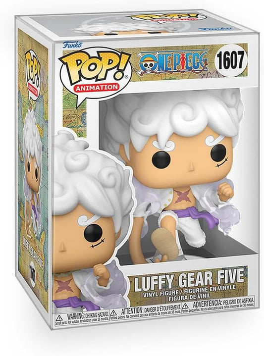 Epic Collectibles Pop Anime: One Piece - Luffy Gear Five Vinyl Figure Bundle con compatibile Funko Box Protector