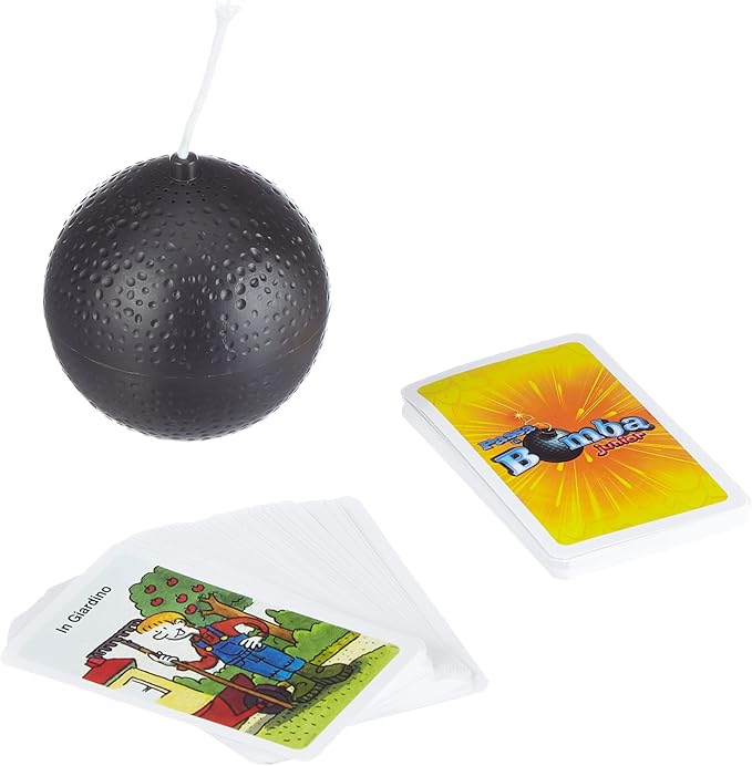 Giochi Uniti - Passa la Bomba Junior, Gioco da Tavolo per Bambini, 2+ Giocatori, 5+ Anni, Edizione Italiana, GU035/2