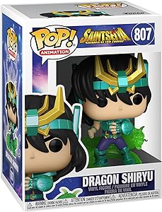 Funko Pop! Animation: Saint Seiya - Dragon Shiryu - Figura In Vinile Da Collezione - Idea Regalo - Merchandising Ufficiale - Giocattoli Per Bambini E Adulti - Anime Fans - Figura Per I Collezionisti