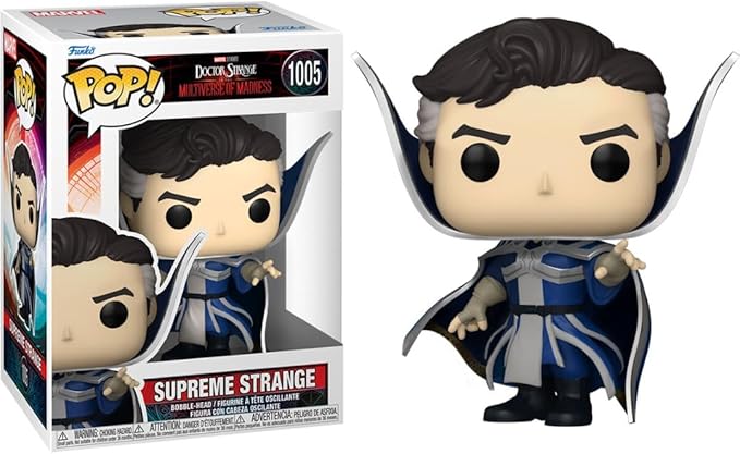 Funko Pop! Marvel: - Supreme Strange - Doctor Strange - Figura in Vinile da Collezione - Idea Regalo - Merchandising Ufficiale - Giocattoli per Bambini e Adulti - Movies Fans