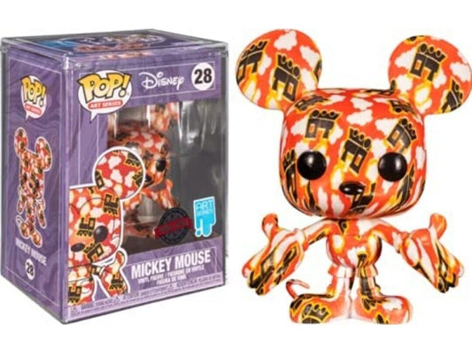 Funko Pop! Artist Series 2021- Disney Mickey Mouse - Disney Standard Characters - Esclusiva Amazon - Figura in Vinile da Collezione - Include una Custodia Protettiva in Plastica Premium - Idea Regalo