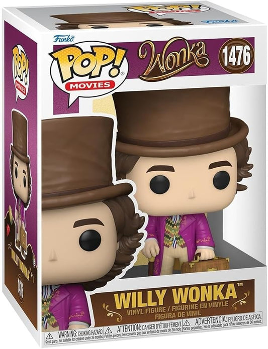 Funko Pop! Movies: Wonka - Willy Wonka- Figura in Vinile da Collezione - Idea Regalo - Merchandising Ufficiale - Giocattoli per Bambini e Adulti - Movies Fans - Figura per i Collezionisti